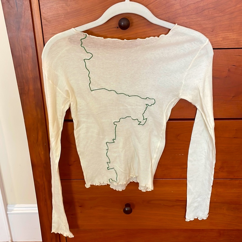 Baserange gerrymander tee - size small